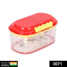 0071 Plastic Vegetable Chopper  (1000 ml) Shopistore