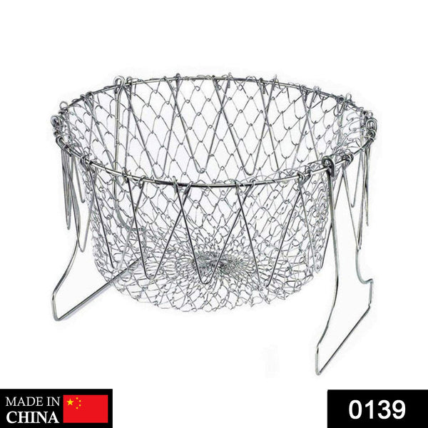 139 Foldable Strainer Chef Basket 