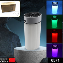 6571 Humidifiers For Bedroom, Small Humidifier With Colorful Light Effect, Mini Desk / Car Humidifier with Colorful Light