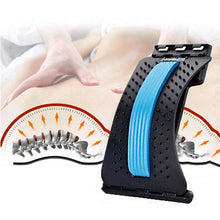 13109 Back Pain Relief Device Back Stretcher, Spinal Curve Back Relaxation Device, Multi-Level Lumbar Region Back Support For Lower & Upper Muscle Pain Relief, Back Massager For Bed Chair & Car (1 Pc)