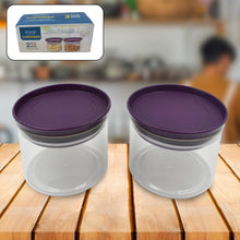 5551 Air Tight & Unbreakable Kitchen Jar Set Food Storage Containers for Dry Fruits, Spices, Snacks, Pulses (2 Pcs Set)