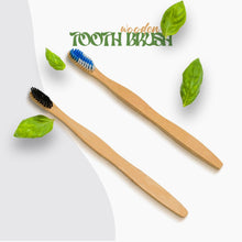 13032 Bamboo Wooden Toothbrush Soft Toothbrush Wooden Child Bamboo Toothbrush Biodegradable Manual Toothbrush for Adult, Kids (15 pcs set / With Round Box)