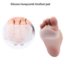 6862 Silicone Front Foot Pad Anti-Slip Insole for Pain Relief, for Forefoot Pain, Calluses, Blisters, Forefoot Cushioning Relief- Men Women (1 Pair)