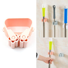 7495 Broom Holder Wall Mounted, Mop and Broom Holder Broom Organizer Grip Clips, No Drilling, Wall Mounted Storage Rack Storage & Organization for Kitchen, Bathroom, Garden (1 Pc)