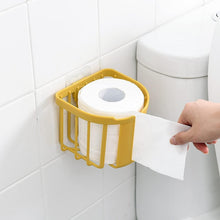 17881 Toilet Paper Holder Bathroom, Tissue Roll Wall Mounted Plastic Bathroom Toilet Paper Roll Holder, Tissue Holder with Storage and Dispenser for Bathroom, Kitchen, Washroom | 14 x 13.5 x 11 Cm