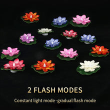 6556a WATER FLOATING SMOKELESS CANDLES & LOTUS FLOWERS SENSOR LED TEALIGHT FOR OUTDOOR AND INDOOR DECORATION - PACK OF 2 CANDLE (PACK OF 2)