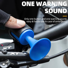 8590 Bicycle Air Horn Loud - 120dB 1 Sound Mode Electronic Bicycle Bell,Super Electric Horn with Long Standby Button Battery Operated/IPX4 Waterproof Loud Bell for Adults