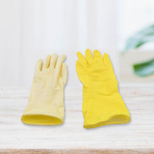 0679 Multipurpose Rubber Reusable Cleaning Gloves, Reusable Rubber Hand Gloves I Latex Safety Gloves I for Washing I Cleaning Kitchen I Gardening I Sanitation I Wet and Dry Use Gloves (1 Pair)