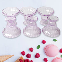 8216 Crystal Plastic Ice-Cream Bowl, Home & Kitchen Serving Platter or Dessert Cup for Sundae, Sweets, Snacks, Fruit, Pudding, Nuts or Dip, Serving Bowls (Crystal Cups, Set of 6)