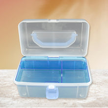 4150 Plastic Art Storage Box Painting Supplies Multipurpose Case Meidum Size with Handle for Artists Students Medine Tools Cosmetics Fishing Supplies, for Artists Students