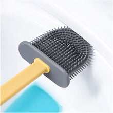 1410L Silicone Toilet Brush/ Flexible Soft Bristle Brush with Quick Dry Holder Cleaning Brush for Toilet Accessories ( Without Box )