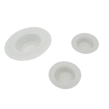 0825 Plastic Sink Strainer for Kitchen| Basin Strainer | Waste Filter Jali | Basin Strainer | Sink Jali | Waste Filter Cup | Sink mesh Filter | Plastic Drain Strainer (3 Pcs Set)