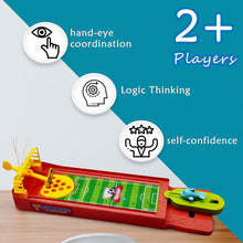 17863 Mini Table Top Finger Football Game for Kids-Desktop Game for Kids & Adults, Fun Indoor Finger Bowling Game for Boys & Girls, Family Board Game