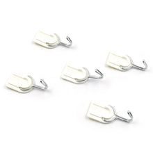 4263 Multipurpose Strong Hook Self-Adhesive hooks for wall Heavy Plastic Hook, Sticky Hook Household For Home, Decorative Hooks, Bathroom & All Type Wall Use Hook, Suitable for Bathroom, Kitchen, Office (5 pc)