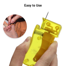 8456 Needle Threader, Stylish Appearance Comfortable Grip Lightweight Portable Automatic Needle Threader for Sewing for Home (1 Pc)