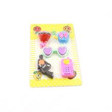 18027 Mix Design 1 Set Fancy & Stylish Colorful Erasers for Children Different Designs & Mix, Eraser Set for Return Gift, Birthday Party, School Prize (1 Set)