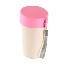 12683 Travel Coffee Cup Portable Water Bottle Wheat Straw Coffee Tea Mug Coffee Mug with Lids for Coffee Tea (300 ML Approx)