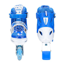 7554  Inline Skates With Led Flashing Light Wheel With Adjustable Length Skate Premium High Quality Skates Pair (Roller Skate , Skating)