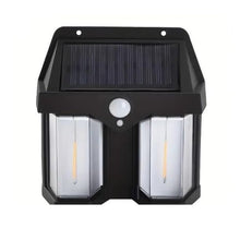 12585 Outdoor Solar Wall Lamp Outdoor Waterproof High Quality Lamp Induction Garden Lamp Garden Villa Night Lamp Double Lamp Light (1 Pc)