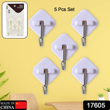 Multipurpose Strong Hook Self-Adhesive hooks for wall Heavy Duty Hook, Sticky Hook Household For Home, Decorative Hooks, Bathroom & All Type Wall Use Hook, Suitable for Bathroom, Kitchen, Office