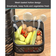 Metal High Quality Kitchen Trolley Kitchen Organizer Items and Kitchen Accessories Items for Kitchen Rack Square Design for Fruits & Vegetable Onion Storage Kitchen Trolley with Wheels (4 Layer / 3 Layer)