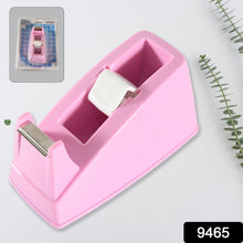 9465 Plastic Tape Dispenser Cutter for Home Office use, Tape Dispenser for Stationary, Tape Cutter Packaging Tape School Supplies (1 pc / 300 Gm)