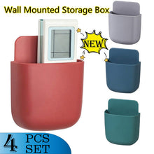 1487 Wall Mounted Storage Case with Mobile Phone Charging Holder 