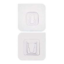 1742 Magic Adhesive Plastic Wall Hooks Heavy Duty Hooks (Pack of 20) 