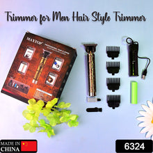 6324 Hair Trimmer for Men Hair Style Trimmer, Professional Hair Clipper, Adjustable Blade Clipper & Shaver for Men 