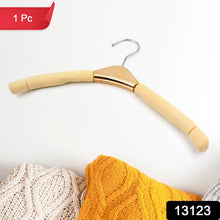 Solid Sponge Hanger Non-Slip Hanger Home No Trace Clothes Hanging Pants Clip Clothing Store Hangers, Clothes Hanger for Closet Wedding Dress Women, Men, Children Clothing (1 Pc / Mix Color)