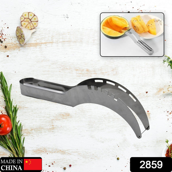 2859 Stainless Steel Watermelon Cantaloupe Slicer Knife, Corer Fruit, Vegetable Tools Kitchen