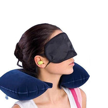 505 -3-in-1 Air Travel Kit with Pillow, Ear Buds & Eye Mask Shopistore WITH BZ LOGO