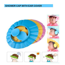 0378 Adjustable Safe Soft Baby Shower cap Shopistore