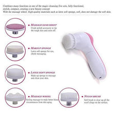 340 -5-in-1 Smoothing Body & Facial Massager (Pink) Shopistore