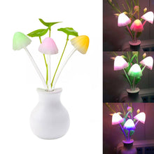 217 LED Dream Night Light, Auto ON/Off Sensor Mushroom Lamp (Multicolor) 