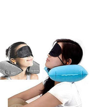 505 -3-in-1 Air Travel Kit with Pillow, Ear Buds & Eye Mask Shopistore WITH BZ LOGO