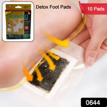 644 kinoki Cleansing Detox Foot Pads, Ginger & salt Foot Patch -10pcs (Free Size, White)