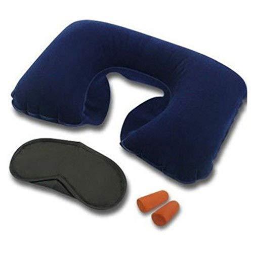 505 -3-in-1 Air Travel Kit with Pillow, Ear Buds & Eye Mask Shopistore WITH BZ LOGO