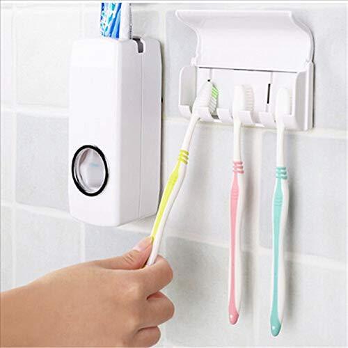 174 Toothpaste Dispenser & Tooth Brush Holder Shopistore WITH BZ LOGO