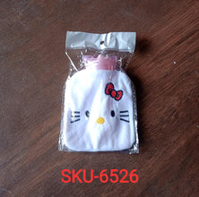 6526 White Hello Kitty small Hot Water Bag with Cover for Pain Relief, Neck, Shoulder Pain and Hand, Feet Warmer, Menstrual Cramps. 