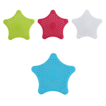 0830 Star Shape Suction Cup Kitchen Bathroom Sink Drain Strainer Hair Stopper Filter, Star Shaped Sink Filter Bathroom Hair Catcher, Drain Strainers Cover Trap Basin(Mix Color 1 Pc)