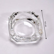 4064 Glass Brunswick Crystal Quality Cigar Cigarette Ashtray Round Tabletop for Home Office Indoor Outdoor Home Decor