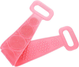 7274 Low Quality Bath Body Brush Towel Eco-Friendly Back Scrubber Shower Brush Silicone Bath Body Brush Towel Body Cleaning Bathroom Shower Strap