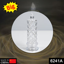 6241A Rose Candles for Home Decoration, Crystal Candle Lights