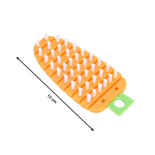 2950 Vegetable Scrubbing Brush, Vegetable Scrubber Nonâ€‘Toxic Fruit Brush Carrot Shape Vegetable Brush for Potato for Vegetable