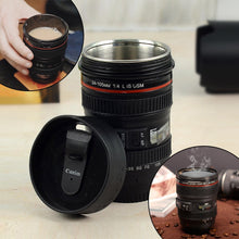 4763 Plastic Camera Lens Stainless Steel Coffee Mug 