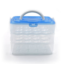 2643 3-Layer Plastic Refrigerator Egg Storage Box (36 Grid) 