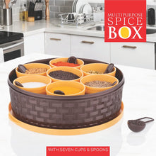 2509 Round Plastic Masala Spice Box 