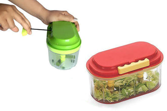 0071 Plastic Vegetable Chopper  (1000 ml) Shopistore