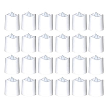 7221 Festival Decorative - LED Tealight Candles (White, 24 Pcs) 